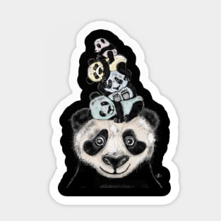 panda totæm Sticker